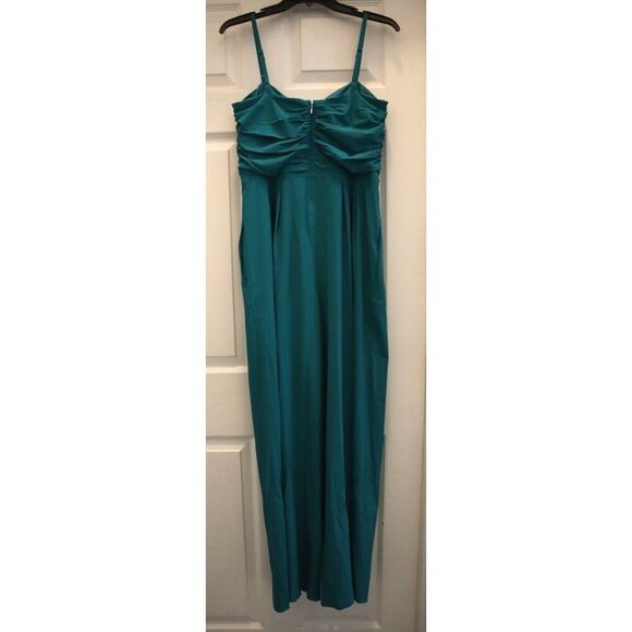 Athleta x Alicia Keys Women's Sz 8 Emerald Green Enlighten Up Jumpsuit - Picture 1 of 15